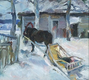 К. А. коровин, Зимой 1984